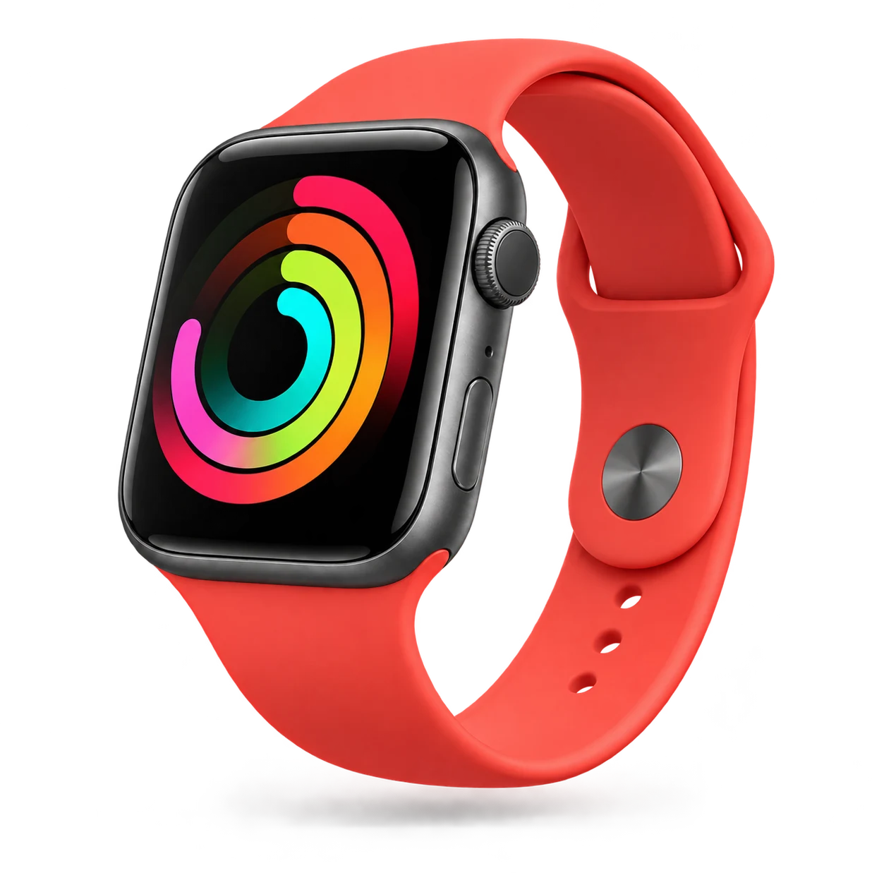 Jam tangan pintar dengan tali coral